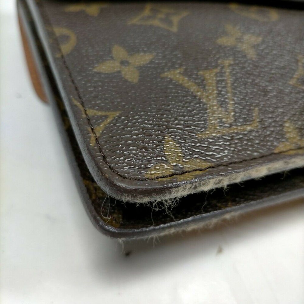 AUTHETIC Louis Vuitton LV Shoulder Bag M51815 Pochette Doulde Rabat Monogram - Picture 7 of 11